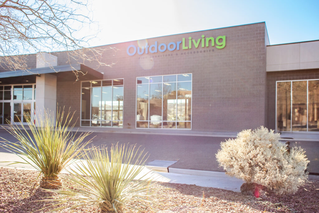 An image of the New Outdoor Living showroom located at the old Moto Zoo location